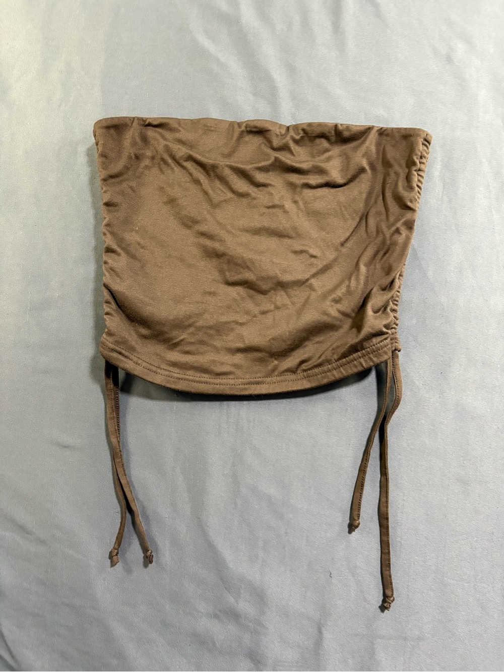 rue21 Brown Strapless Tube Top with Side Ties